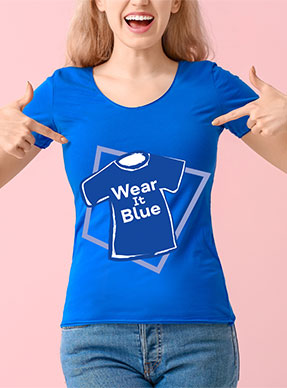 Image for Wear It Blue For Better Mental Health!