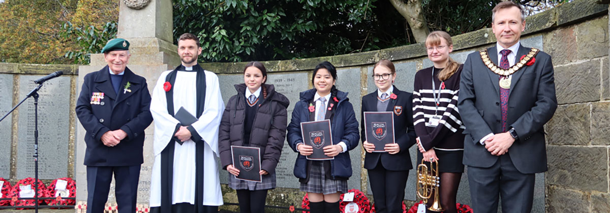 Image for Beacon Academy Students Take Part in Crowborough's Armistice Day Commemorations
