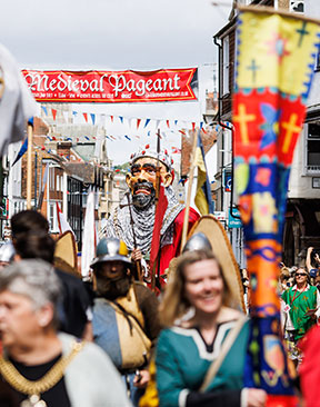 Image for The Canterbury Medieval Pageant & Family Trail Make A Roaring Return