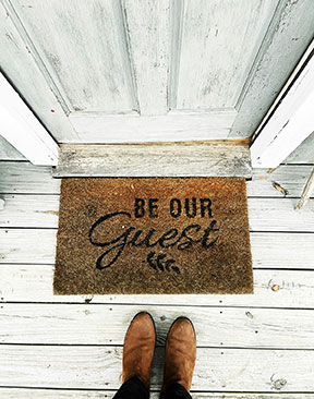 Image for Front Door Ideas: Transform Your Entrance with Custom Large Door Mats